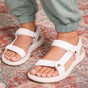 Keds White Casual Sandals size 10